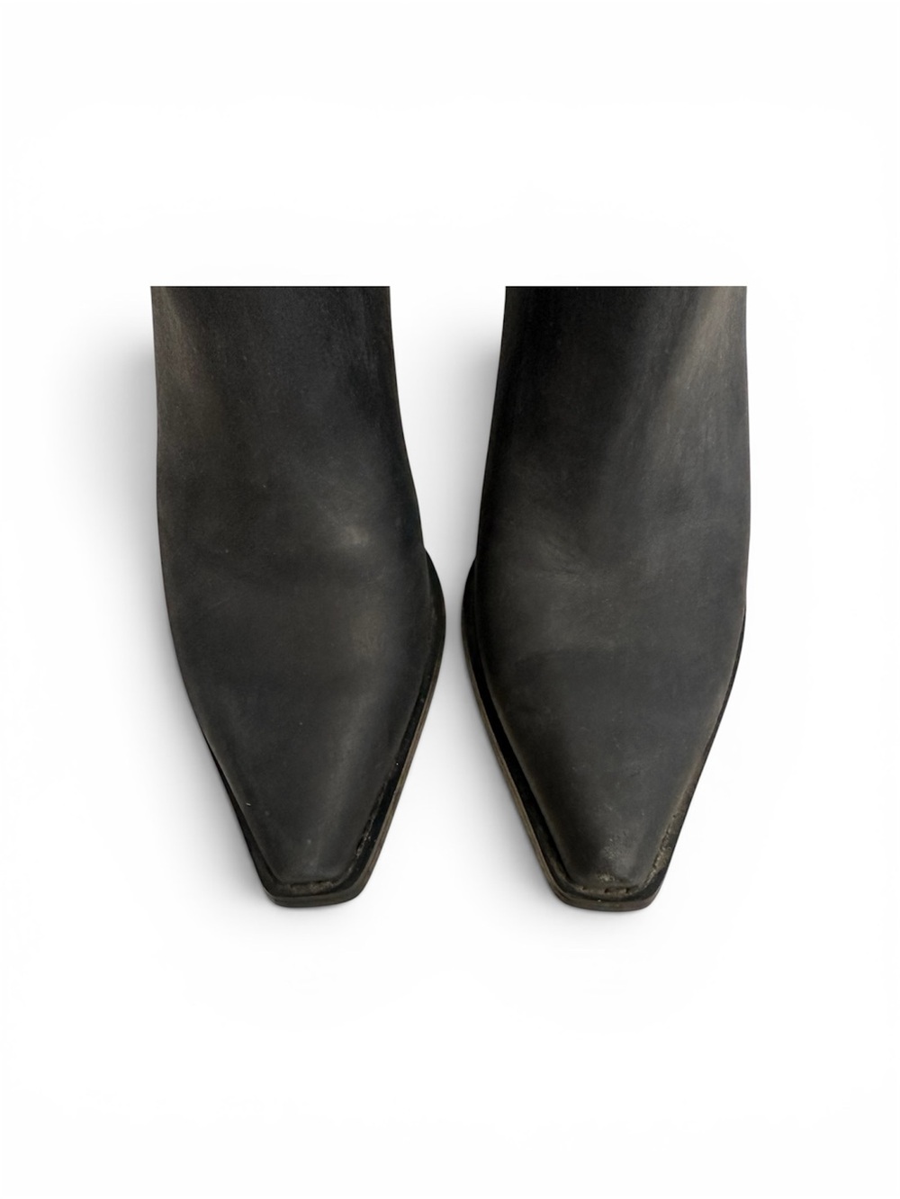 Jeffrey Campbell Black Embroidered Western Heeled Boots - Picture 3 of 8